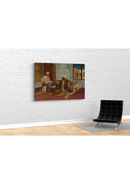 Rudolf Ernst- The Narghile Smoker Kanvas Tablo fiyatları