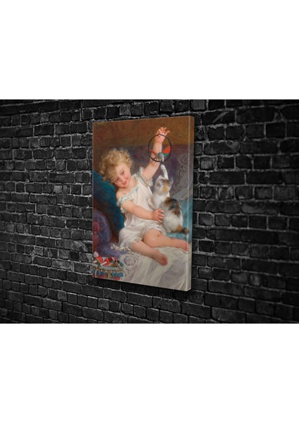 Emile Munier- Playtime Kanvas Tablo