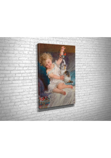 Emile Munier- Playtime Kanvas Tablo