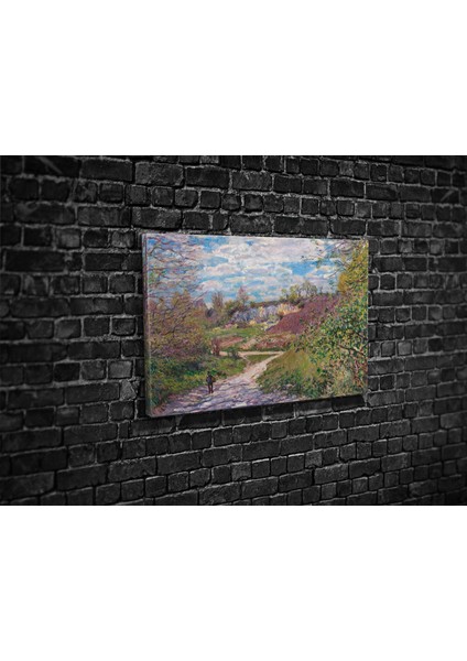 Sisley- Soleil Dhiver A Veneux-Nadon Kanvas Tablo fiyatları