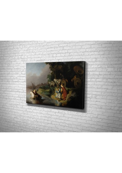 Rembrandt Harmensz- The Abduction Of Europa Kanvas Tablo