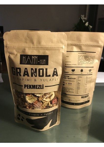 Ev Yapımı Pekmezli Granola