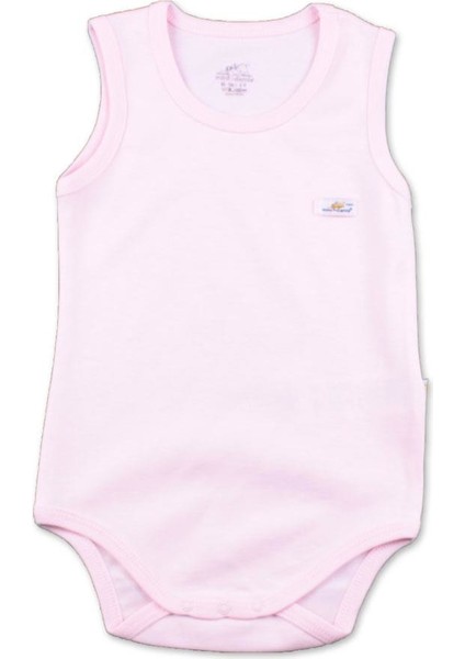 Boze Albimini Minidamla Penye Askılı Body (2-4 Yaş) 43154 Pembe