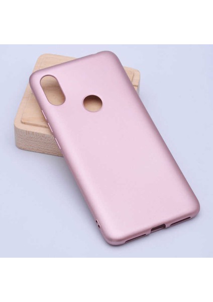 noktaks - Xiaomi Mi 8 SE - Kılıf Mat Soft Premier Silikon Kapak - Rose Gold