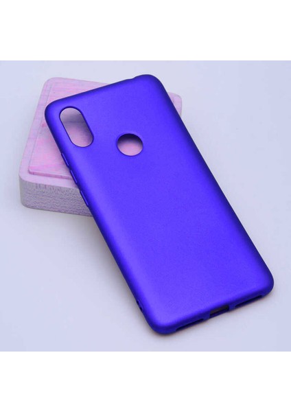 - Xiaomi Redmi S2 - Kılıf Mat Soft Premier Silikon Kapak - Saks Mavi - T5214