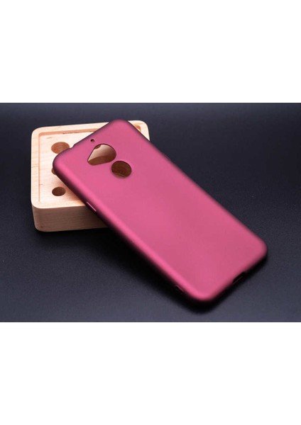 - General Mobile GM 8 - Kılıf Mat Soft Premier Silikon Kapak - Mürdüm - T1402