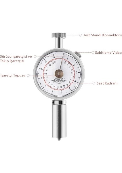 Gy-3 Meyve Sertliği Ölçer Penetrometre