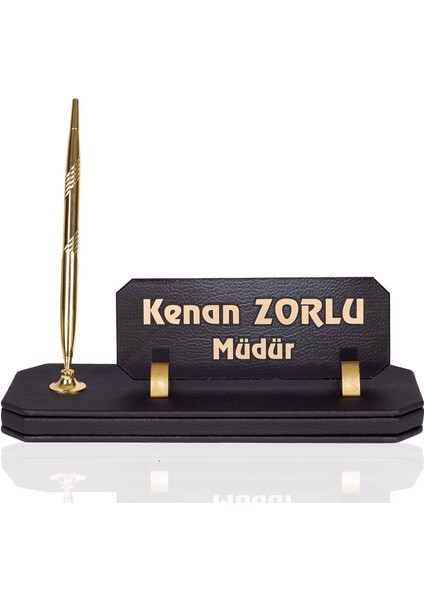 İsme Özel Cruze Deri Masa İsimliği fiyatları