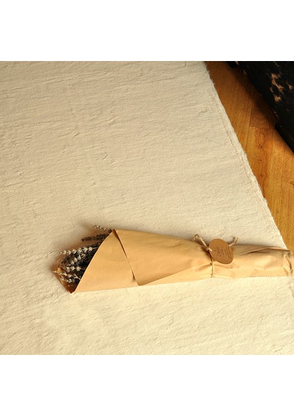 Rex Tavşanı Kısa Tüylü Post Peluş Halı Krem fiyatları