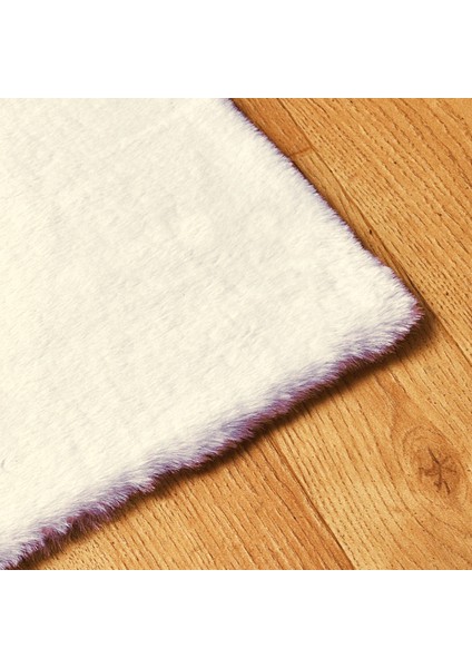 Rex Tavşanı Kısa Tüylü Post Peluş Halı Beyaz fiyatları