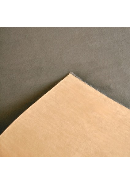 Rex Tavşanı Kısa Tüylü Post Peluş Halı Gri fırsatları