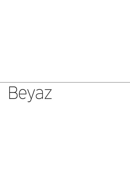 Selülozik Boya Beyaz 0,75 Lt