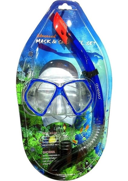 Şnorkel Set Yüzücü Dalış Maskesi (M4206 SN26)