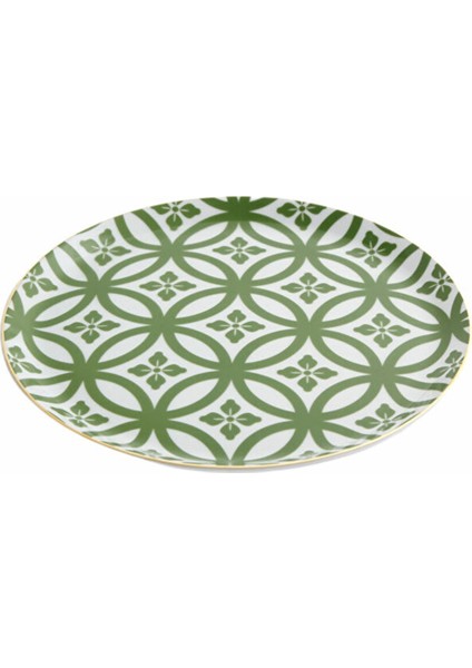 Morocco Ds1 Yeşil Düz Tabak 24 cm fiyatları