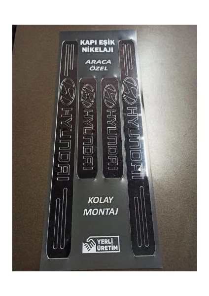 Hyundai Trajet Uyumlu Kapı Eşiği 4'lü Set Ön Arka modelleri