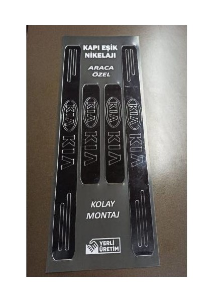 Kia Stonic Uyumlu Kapı Eşiği 4'lü Set Ön Arka