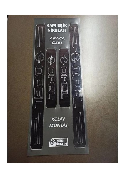 Opel Frontera Uyumlu Kapı Eşiği 4'lü Set Ön Arka