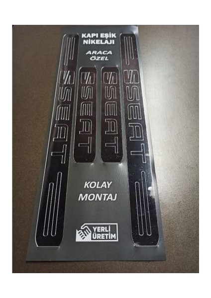 Seat Exeo Uyumlu Kapı Eşiği 4'lü Set Ön Arka