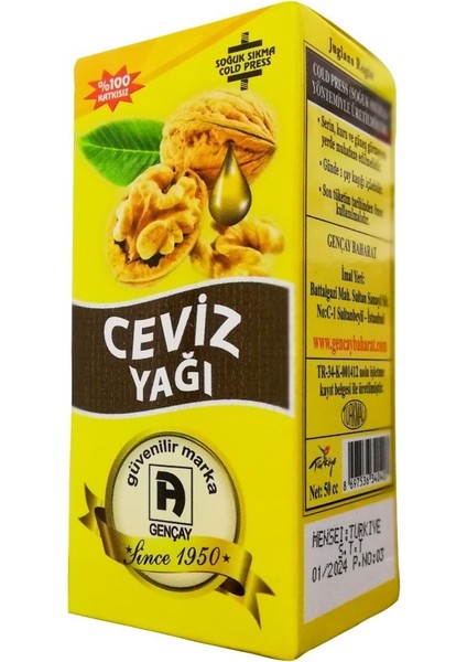 Ceviz Yağı 50 ml