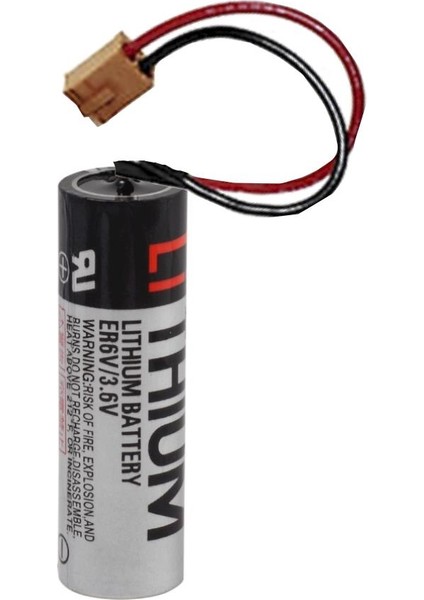 ER6V 3.6V Aa Lityum Pil kablo + Mini Konnektör