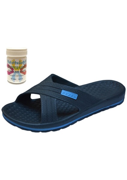 Gzr Erkek Plaj Banyo Havuz Günlük Terlik 50ML Nane Ferahlığı Topuk Çatlağı ve Nasır Giderici Krem