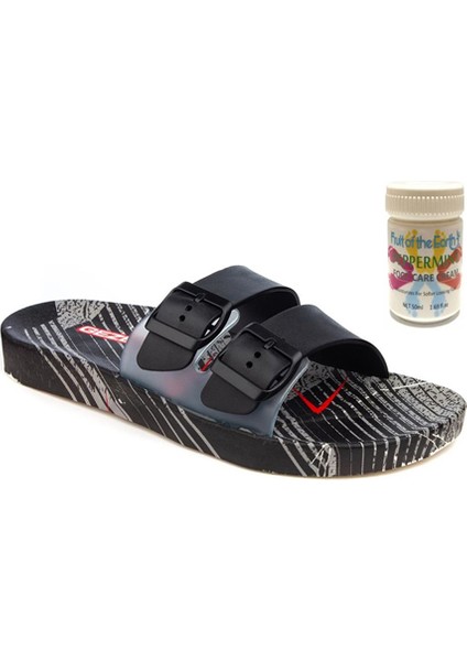 Gzr Erkek Plaj Ev Banyo Deniz Havuz Günlük Terlik 50ML Nane Ferahlığı Topuk Çatlağı ve Nasır Giderici Krem