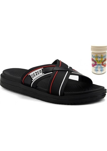 Gzr Erkek Plaj Ev Banyo Deniz Havuz Günlük Terlik 50ML Nane Ferahlığı Topuk Çatlağı ve Nasır Giderici Krem