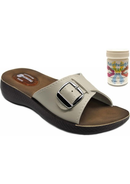 Gzr Topuk Dikeni Için Özel Jel Tabanlı Kadın Ev Terliği 50ML Nane Ferahlığı Topuk Çatlağı ve Nasır Giderici Krem