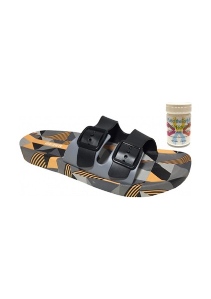 Gzr Erkek Plaj Ev Banyo Deniz Havuz Günlük Terlik 50ML Nane Ferahlığı Topuk Çatlağı ve Nasır Giderici Krem