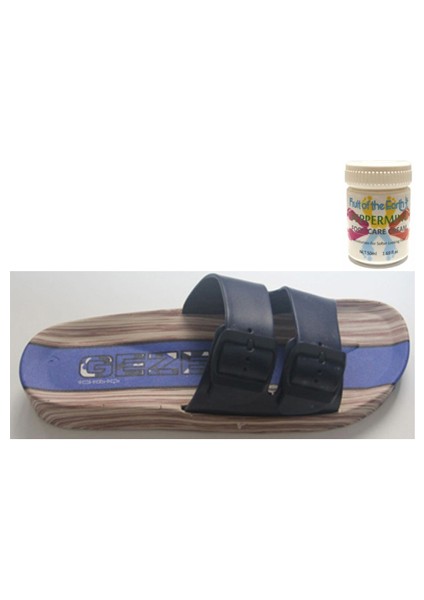 Gzr Erkek Plaj Ev Banyo Deniz Havuz Günlük Terlik 50ML Nane Ferahlığı Topuk Çatlağı ve Nasır Giderici Krem