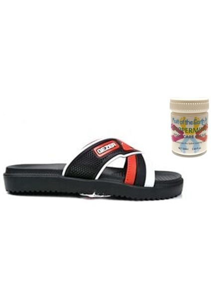 Gzr Erkek Plaj Ev Banyo Deniz Havuz Günlük Terlik 50ML Nane Ferahlığı Topuk Çatlağı ve Nasır Giderici Krem