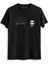 V For Vendetta Resimli Dijital Baskılı Siyah Tshirt 1