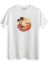 Palmiye Tasarımlı Baskılı Beyaz Tshirt 1