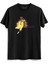 Kobe Bryant Resim Baskılı Siyah Tshirt 1
