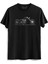 Motorcycle Rider Tasarımlı Baskılı Siyah Tshirt 1