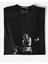 Duman Resimli Baskılı Siyah Tshirt 2