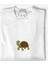 Animal Kaplumbağa Dijital Baskılı Çocuk Beyaz Tshirt 2