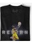 Kobe Bryant Resimli Dijital Baskılı Çocuk Siyah Tshirt 2