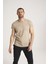 Yüksek Kalite %100 Pamuk Kumaş Arkası Uzun Erkek Tişört, Regular Fit Yağ Yıkama (Dirty Oil) Sand Tshirt NEWCES-5000-SA 2