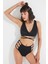 Siyah Lera Tee Bikini Üstü 1