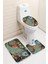 Antibakteriyel Yıkanabilir Kaymaz Dot Taban 3'lü Klozet Takımı (60CM x 100CM - 55CM x 60CM - 47CM x 50CM) İNKZ6024 1