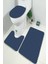 Antibakteriyel Yıkanabilir Kaymaz Dot Taban 3'lü Klozet Takımı (60CM x 100CM - 55CM x 60CM - 47CM x 50CM) İNKZ6072 1