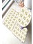 Antibakteriyel Yıkanabilir Kaymaz Dot Taban 3'lü Klozet Takımı (60CM x 100CM - 55CM x 60CM - 47CM x 50CM) İNKZ6108 1