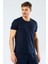 2169 Modal O Yaka Erkek T-Shirt - Lacivert 3