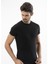 164 Likrali Erkek T-Shirt-Siyah 2