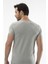 1305 O Yaka Kısa Kollu Erkek T-Shirt - Gri Melanj 2