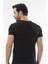 1308 Düğmeli Kısa Kollu Erkek T-Shirt - Siyah 1