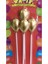 Altın Balonlar Çubuklu Mum 3cm x 15CM 4lü 1