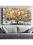 Gold Ağaç Kanvas - Canvas Tablo 1
