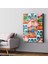 Renkli Evler Kanvas - Canvas Tablo 1